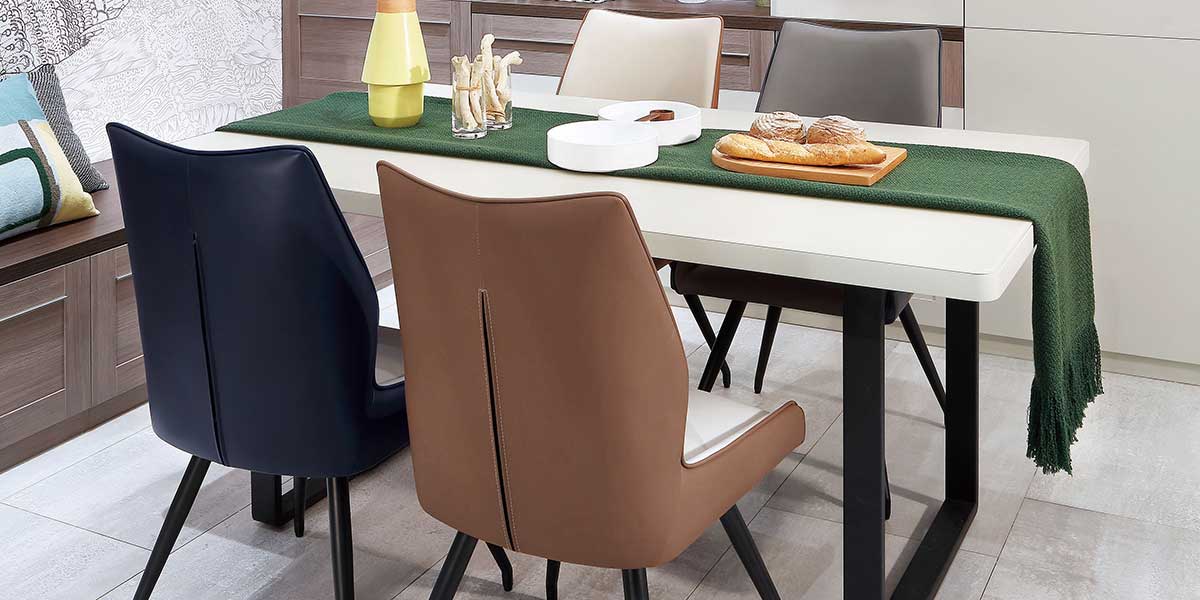 Elegant Solid White Dining Room Table OT-0120032