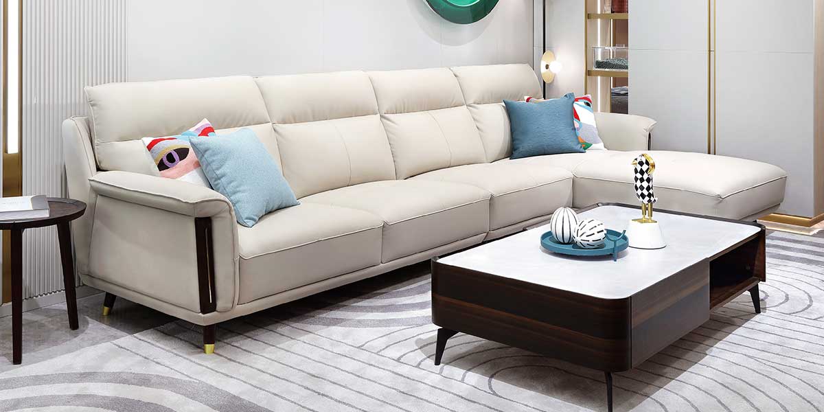 High End Luxury Cow Leather Sofa OS-0120019