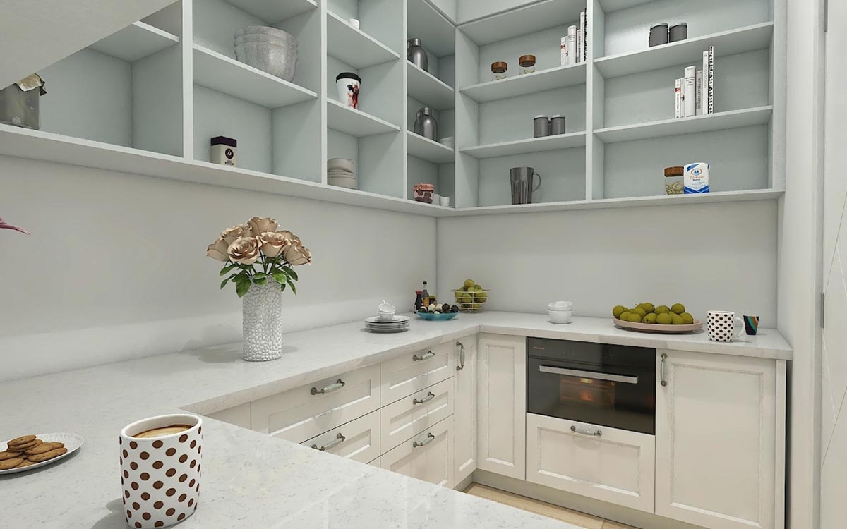 Walk In Pantry Custom Cabinets
