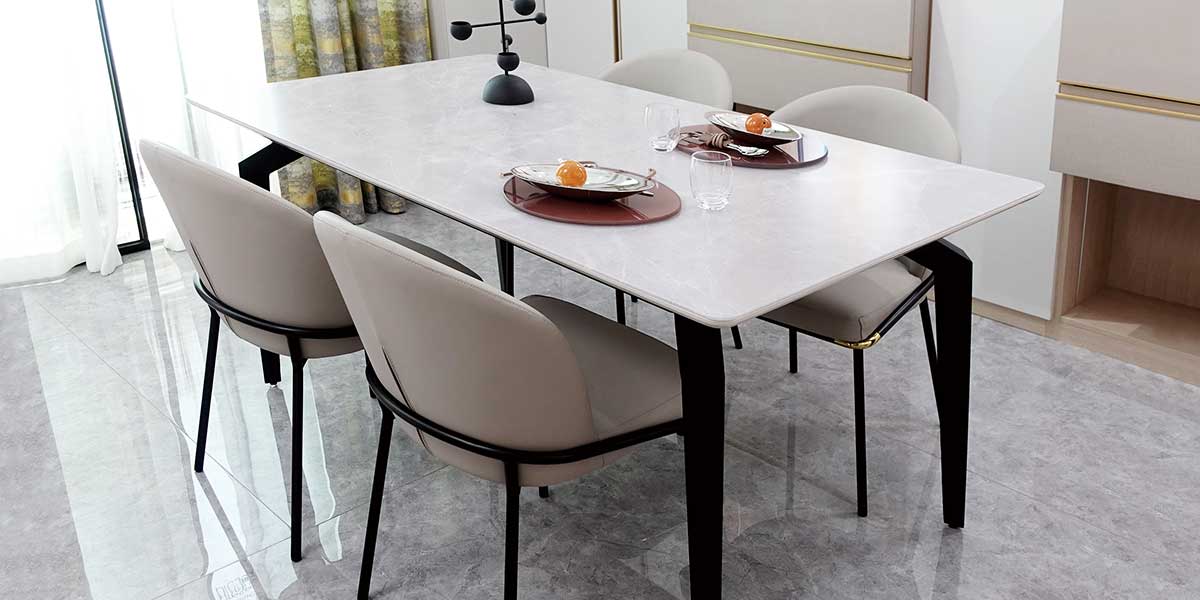 Simple Modern White Dining Table OT-0120045