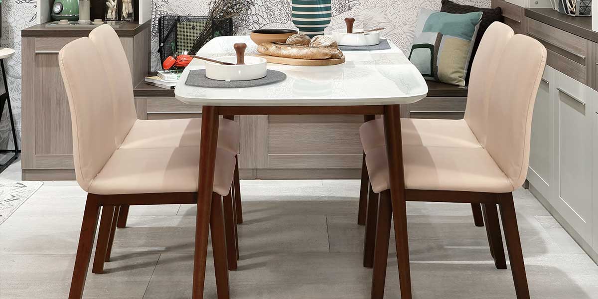 Tempered Glass Modern Dining Table OT-0119012-1