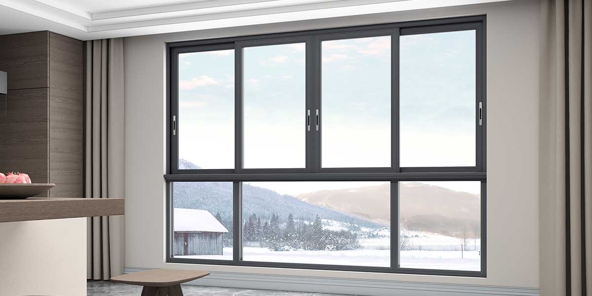 Two-track Aluminium Sliding Window NA18020