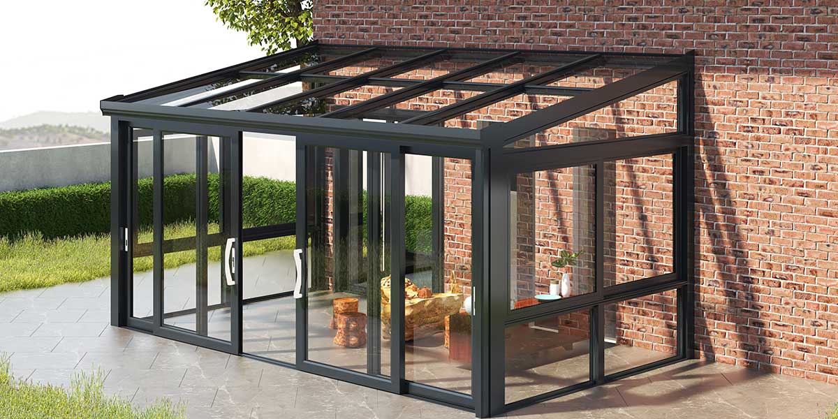 Aluminium Alloy Backyard Sun Room NY18017