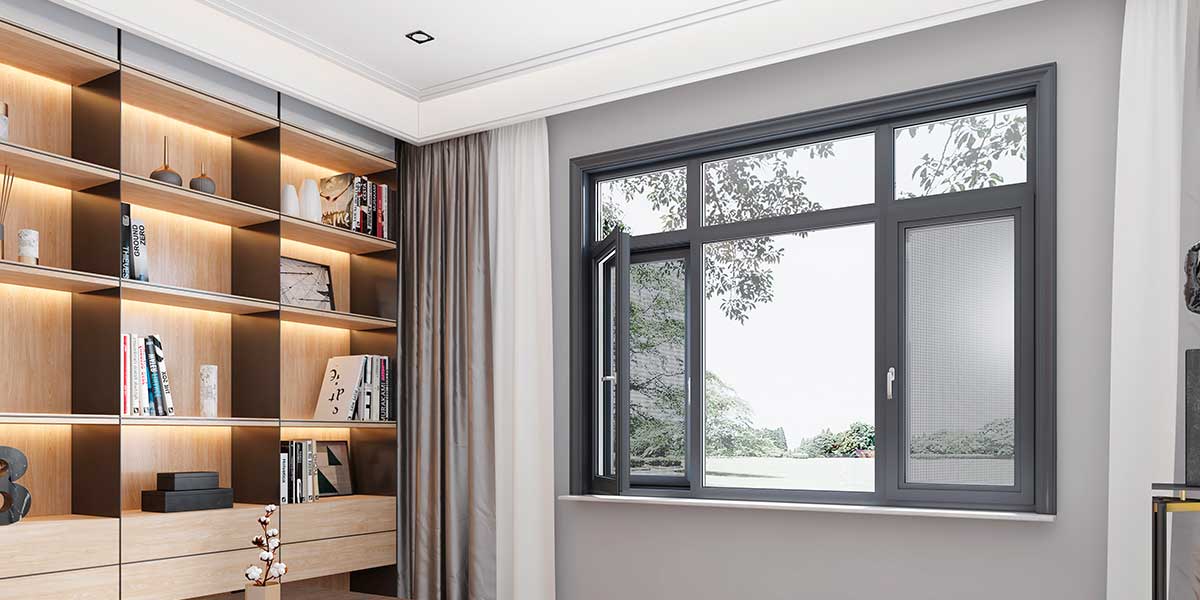 Casement Aluminum Glass Window NA18006