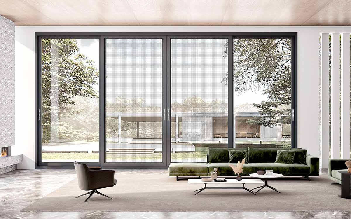 Aluminium Double Glazed Sliding Door ESD175M