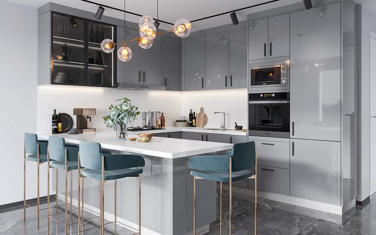 Modern Ready to Assemble Kitchen Cabinets