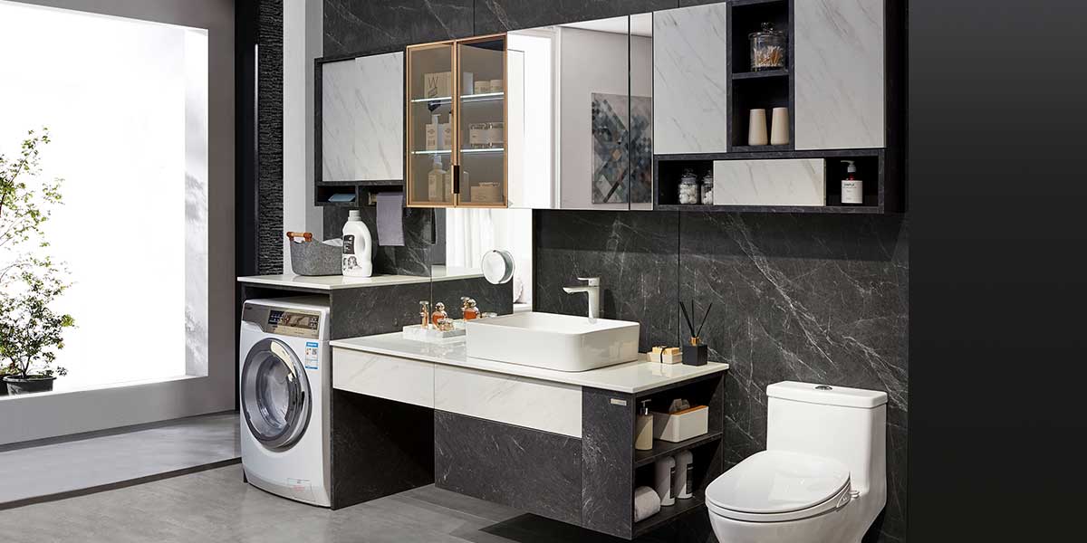 Bathroom and Laundry Cabinet in Laminate Finish PLWY20104