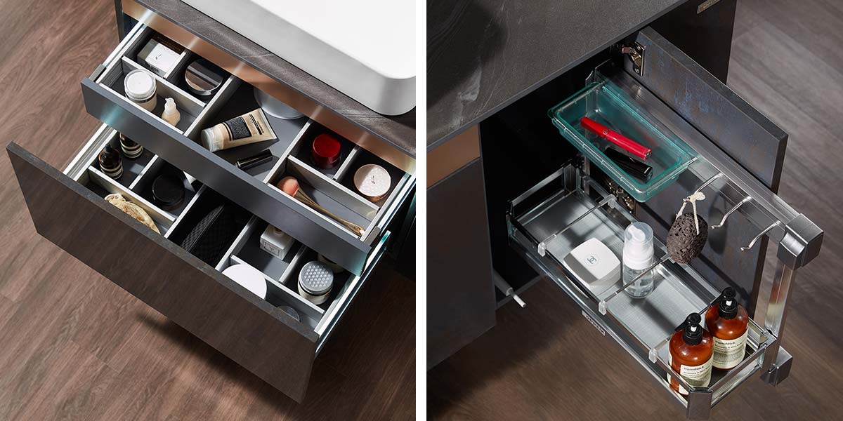 bathroom cabinets drawers
