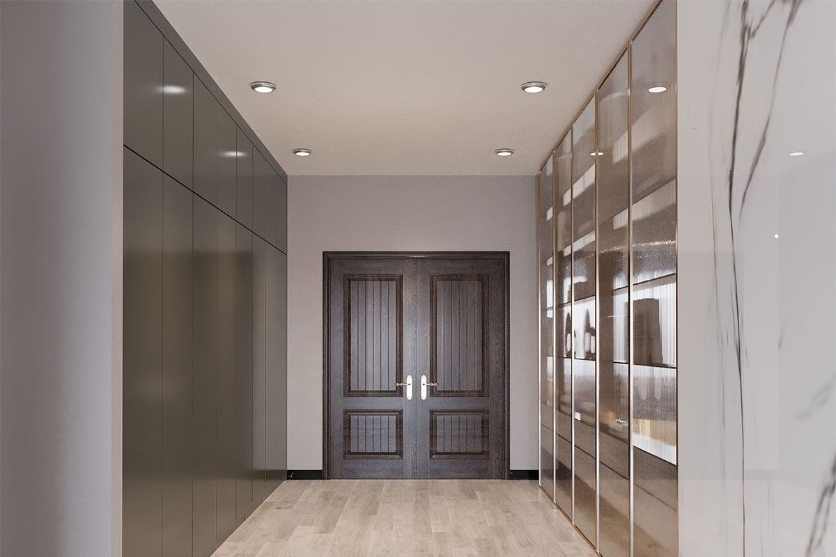 Entrance Custom Cabinets