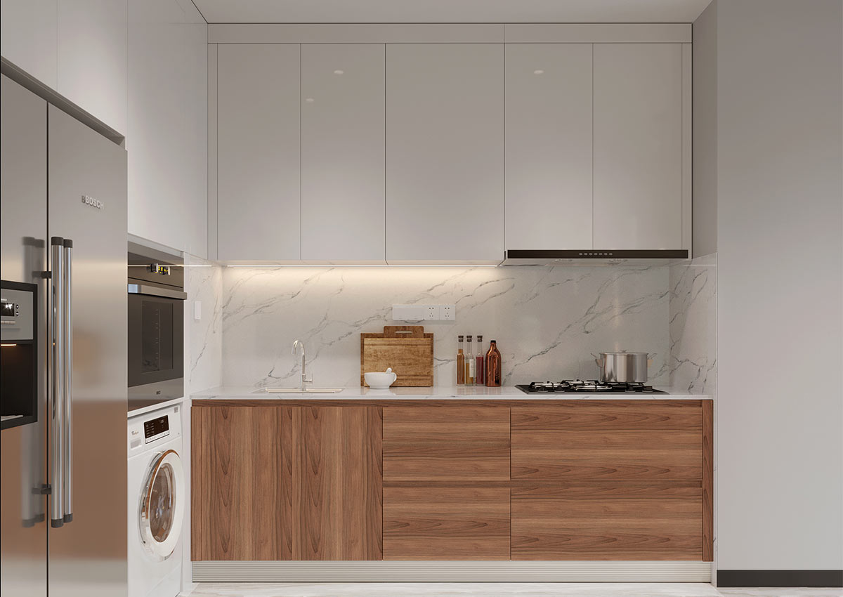 L Shaped Kitchen Cabinets