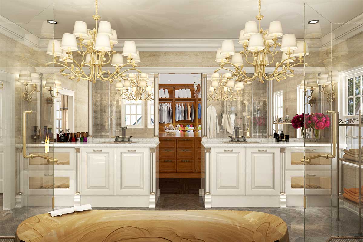 White Bathroom Shaker Furniture