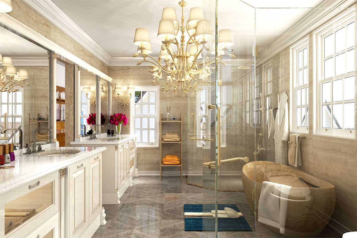White Bathroom Shaker Furniture
