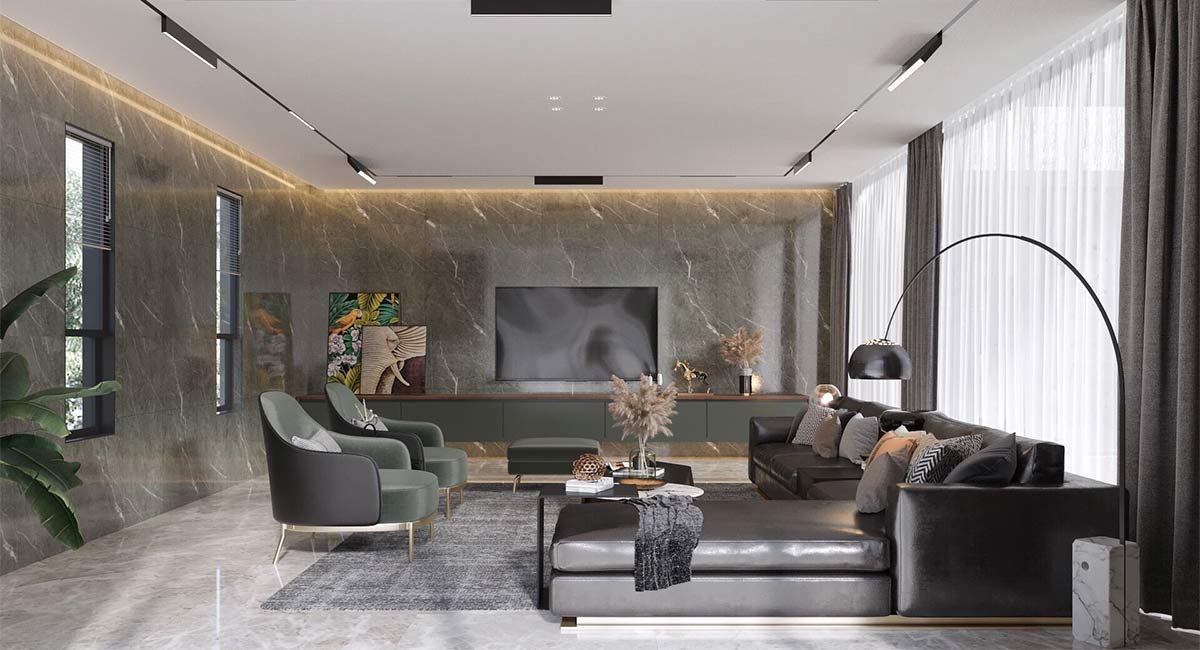 Contemporary House Interior Design in Thailand