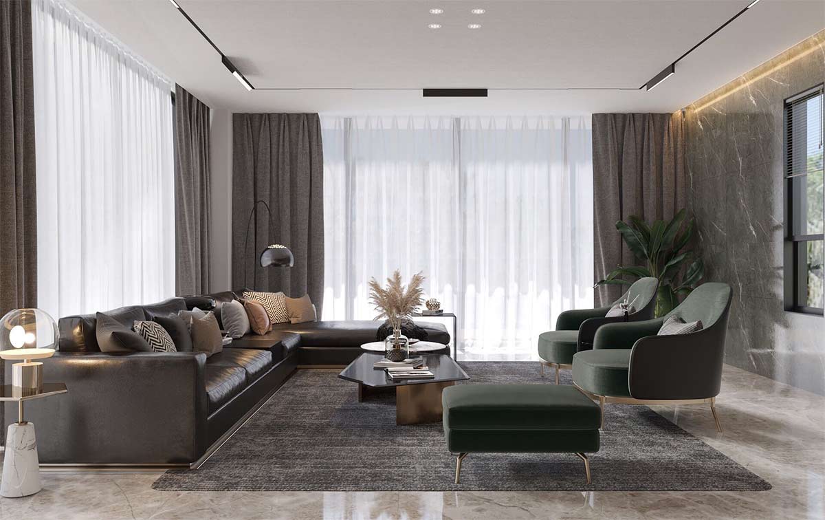 Contemporary House Interior Design in Thailand