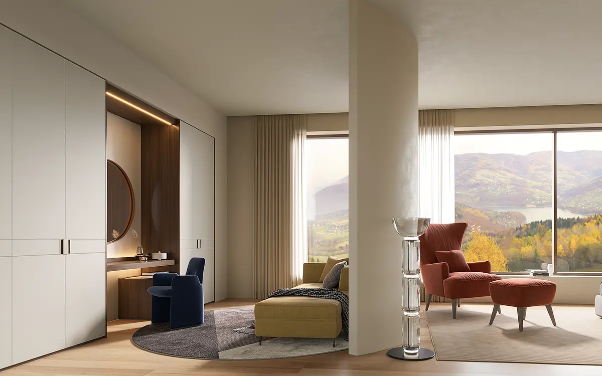 contemporary wardrobe