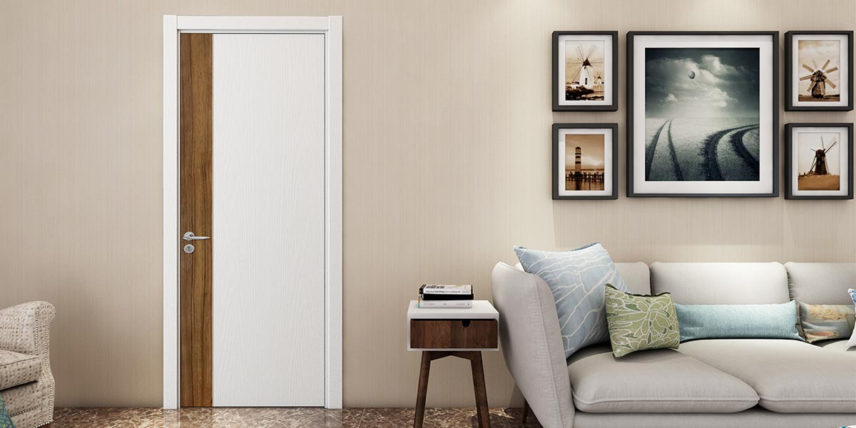 Bespoke Room Door in White and Wood
