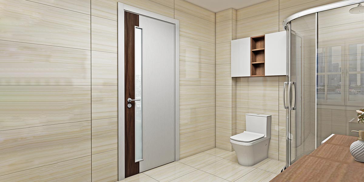 Bespoke Room Door in White and Wood