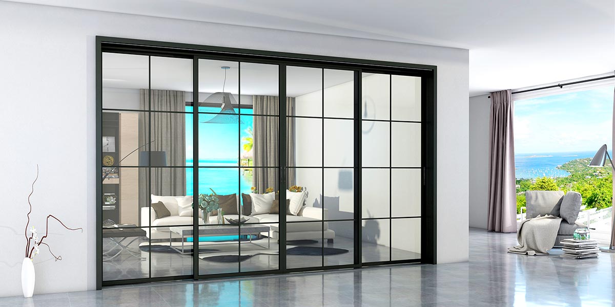 Glass Door for Living Room