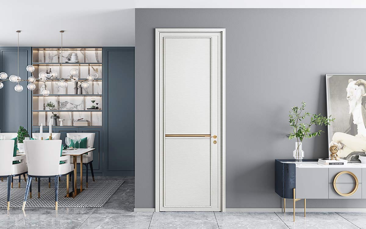 1-Panel Door in White Oak Finish YDX017