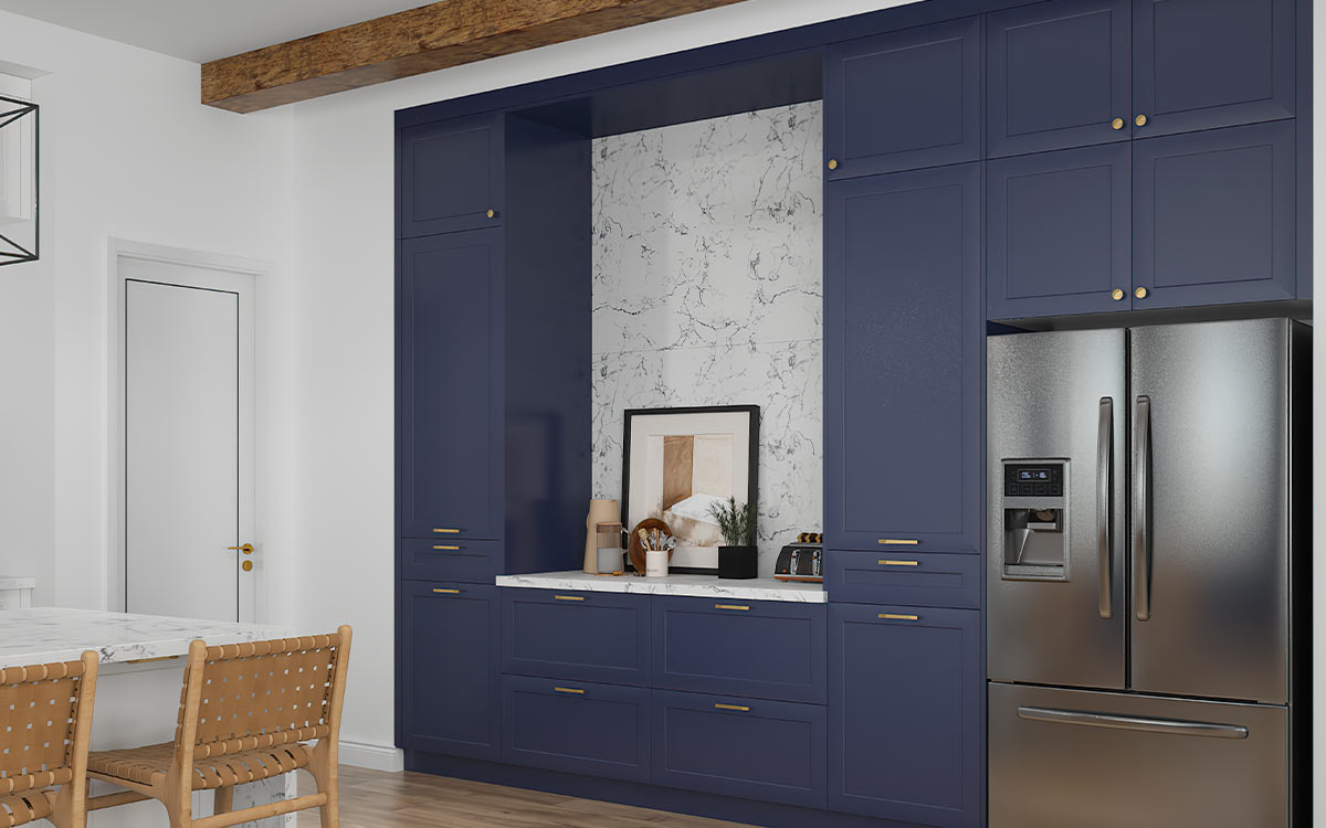 Blue Kitchen Cabinets