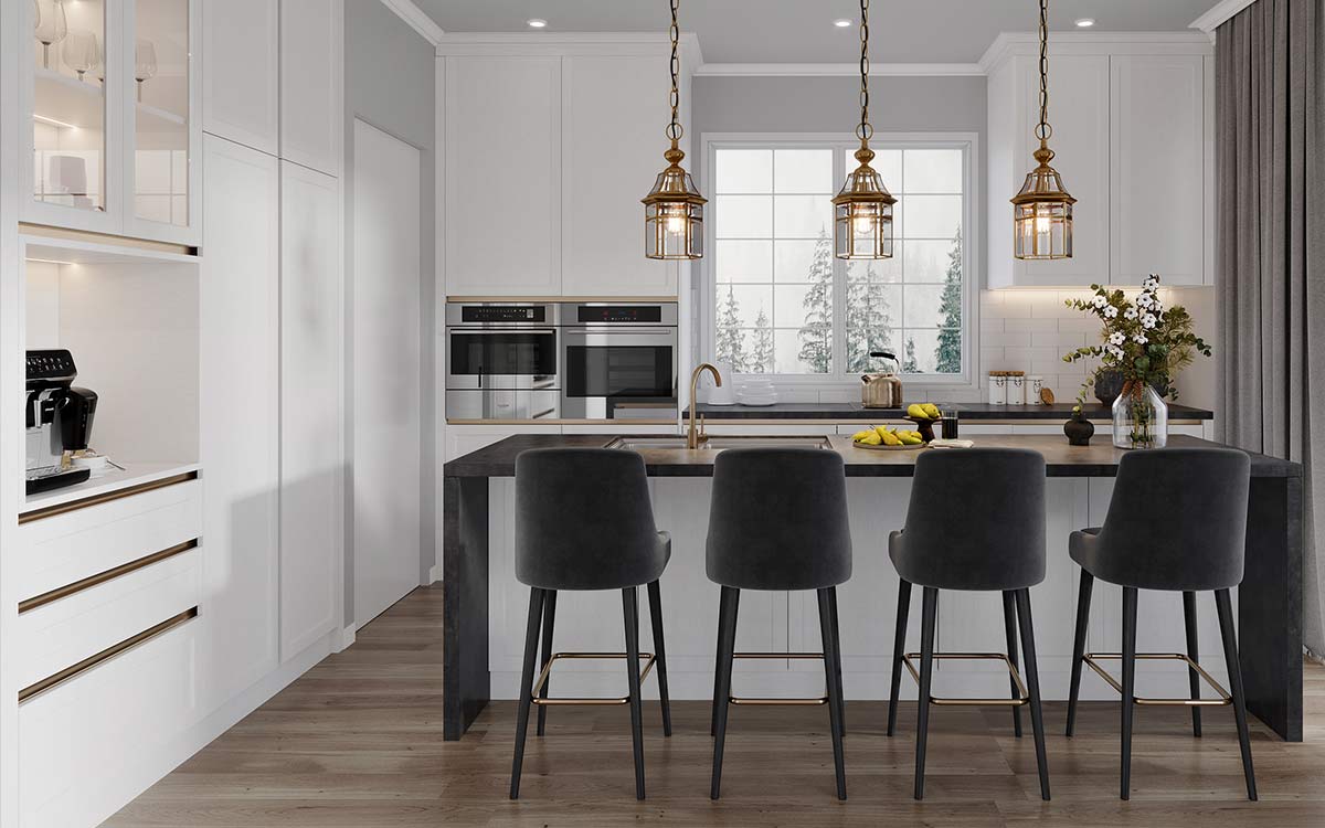 Contemporary Handleless Shaker Kitchen